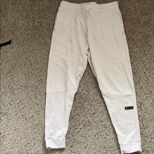 Gymshark light pink joggers